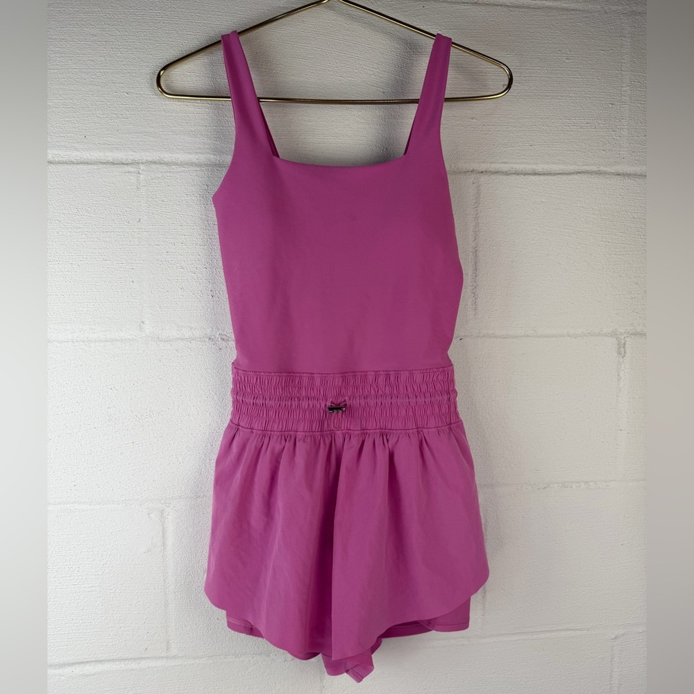 Abercrombie & Fitch Pink Sleeveless Romper
